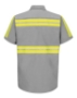 Light Grey/ Yellow Trim