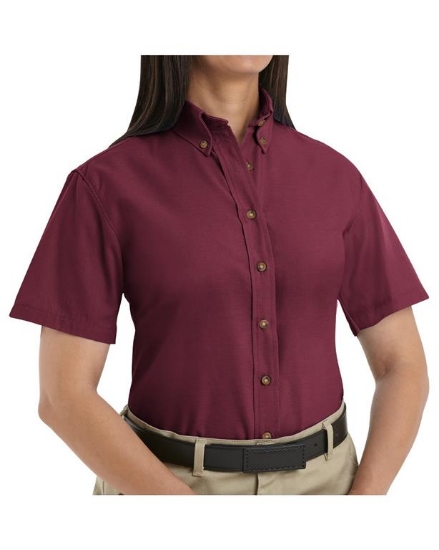 Women's Poplin Dress Shirt Extended Sizes - SP81EXT