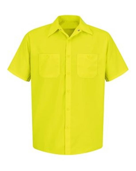 Enhanced Visibility Short Sleeve Work Shirt Tall Sizes - SS24L