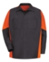 Charcoal/ Orange