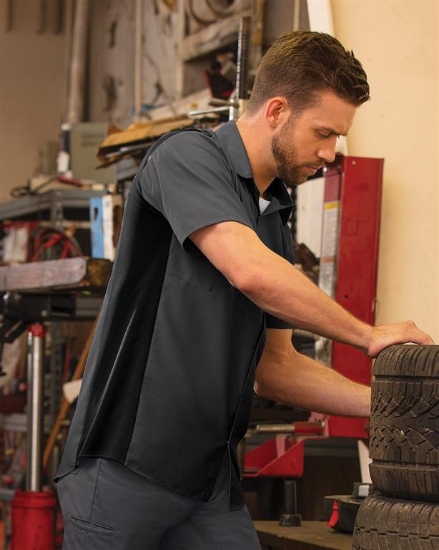 Performance Plus Short Sleeve Shop Shirt with Oilblok Technology - Long Sizes - SY42L
