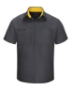 Charcoal/ Yellow