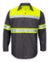 Fluorescent Yellow/ Charcoal