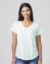 Women's Snow Heather V-Neck T-Shirt - T34
