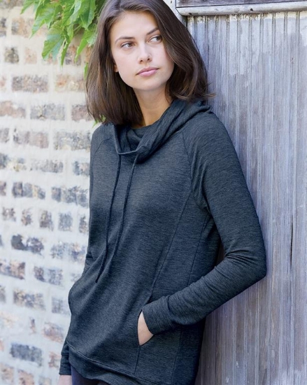 Women’s HeatLast™ Fleece Faux Cashmere Funnel Neck Sweatshirt - W18706