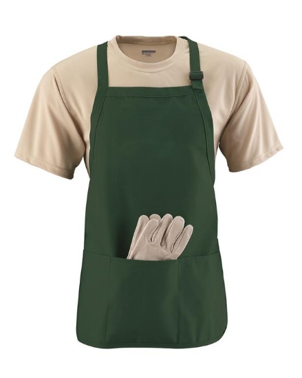 Medium Length Apron with Pouch - 4250
