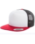 Flat Bill Foam Trucker Cap - 6005