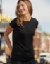 Women’s Glitter Short Sleeve T-Shirt - 8138