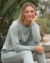 Women's California Wave Wash Crewneck Sweatshirt - PRM2000