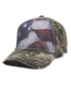 Camo with Flag Sublimated Front Panels Cap - SUS100