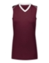 Maroon/ White