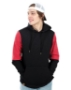 Youth Ivy League Team Fleece Colorblocked Hooded Sweatshirt - 222681