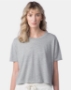 Women's Cotton Jersey Go-To Headliner Crop Tee - 5114C