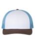 White/ Columbia Blue/ Brown