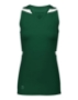 Dark Green/ White