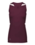 Maroon/ White