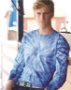 Dyenomite - Cyclone Pinwheel Tie-Dyed Long Sleeve T-Shirt - 240CY