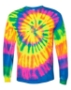 Fluorescent Rainbow Spiral