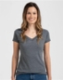 Tultex - Women's Poly-Rich V-Neck T-Shirt - 244