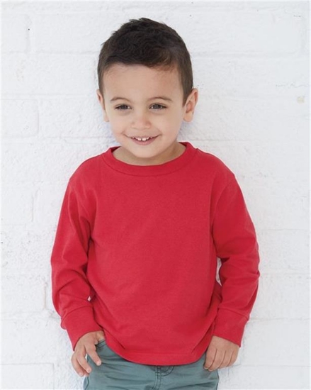 Rabbit Skins - Toddler Cotton Jersey Long Sleeve Tee - 3311