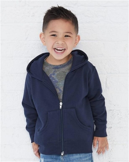 Rabbit Skins - Toddler Full-Zip Fleece Hoodie - 3346