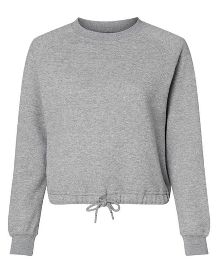 LAT - Women's Relaxed 3-End Boxy Fleece Crewneck Sweatshirt - 3528