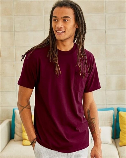 Hanes - Beefy-T® Pocket T-Shirt - 5190