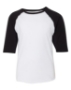 White Solid/ Black