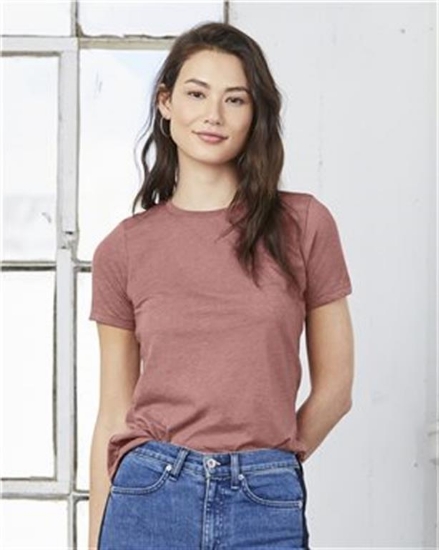 BELLA + CANVAS - Women’s Relaxed Fit Heather CVC Tee - 6400CVC