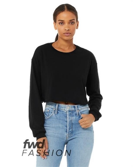 BELLA + CANVAS - FWD Fashion Women's Crop Long Sleeve Tee - 6501