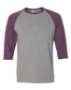 Heather Grey/ Heather Aubergine