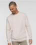 LAT - Unisex Vintage Wash Fleece Crewneck Sweatshirt - 6935
