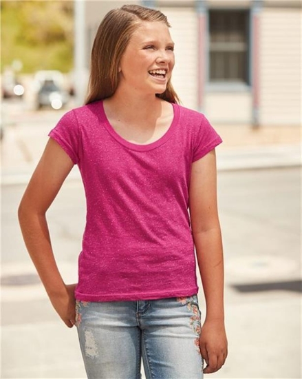 J. America - Youth Glitter T-Shirt - 8129