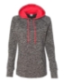 Charcoal Fleck/ Fire Coral
