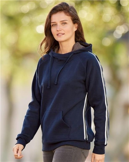 J. America - Women's Rival Fleece Hooded Sweatshirt - 8642