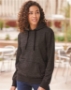 J. America - Women’s Glitter French Terry Hooded Sweatshirt - 8860
