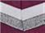 Maroon/ White/ Metallic Silver