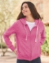 JERZEES - Women's Snow Heather French Terry Full-Zip Hooded Sweatshirt - 92WR