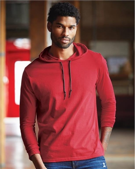 Gildan - Softstyle® Lightweight Hooded Long Sleeve T-Shirt - 987