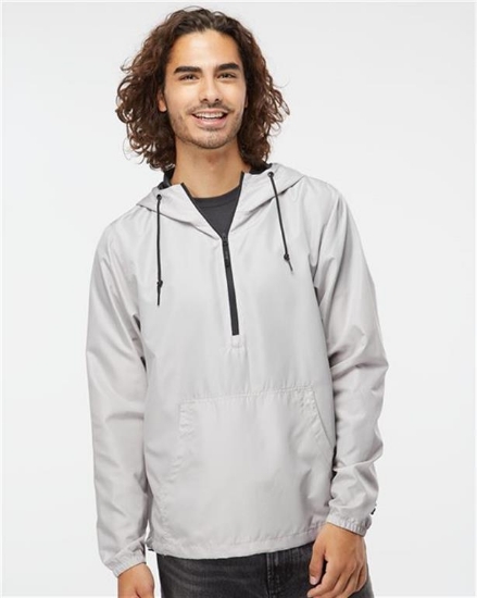Independent Trading Co. - Lightweight Quarter-Zip Windbreaker Pullover Jacket - EXP54LWP