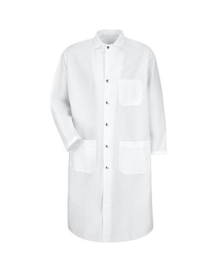 Red Kap - Snap-Front Spun Polyester Butcher Coat - KS58