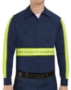 Red Kap - Enhanced Visibility Long Sleeve Cotton Work Shirt - SC30E