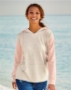 MV Sport - Women’s French Terry Hooded Pullover with Colorblocked Sleeves - W20145